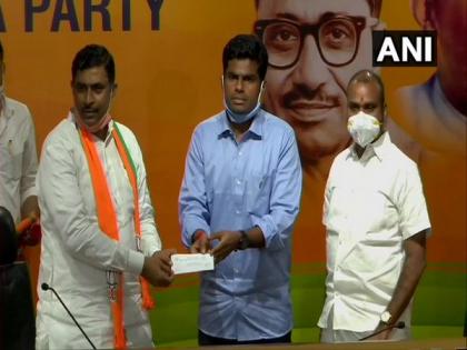 Karnataka's 'Singham', former IPS officer Annamalai Kuppusamy joins BJP | Karnataka's 'Singham', former IPS officer Annamalai Kuppusamy joins BJP