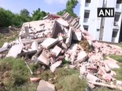UP: Gangster Mukhtar Ansari's illegally owned property demolished, FIR lodged | UP: Gangster Mukhtar Ansari's illegally owned property demolished, FIR lodged