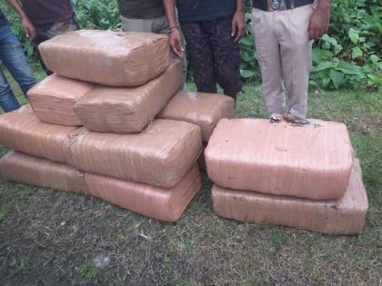 283 kg ganja worth 35 lakhs seized by West Bengal Police | 283 kg ganja worth 35 lakhs seized by West Bengal Police