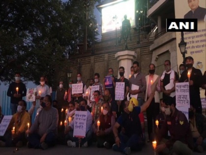 Shimla: Congress holds candlelight vigil seeking justice for Hathras gangrape victim | Shimla: Congress holds candlelight vigil seeking justice for Hathras gangrape victim