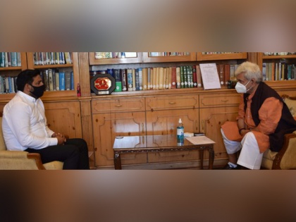 Rajya Sabha MP calls on Lieutenant Governor of Jammu and Kashmir | Rajya Sabha MP calls on Lieutenant Governor of Jammu and Kashmir