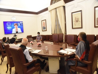 FM Sitharaman attends Development Committee Meeting with World Bank, IMF | FM Sitharaman attends Development Committee Meeting with World Bank, IMF