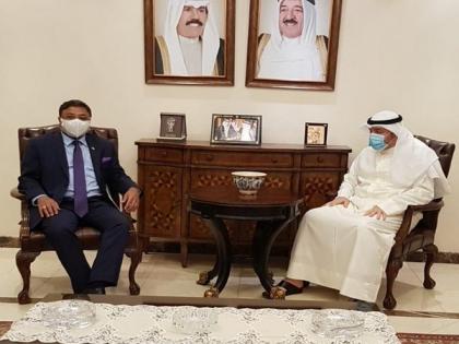 Indian envoy, Kuwaiti Assistant Foreign Minister discuss ways to enhance ties | Indian envoy, Kuwaiti Assistant Foreign Minister discuss ways to enhance ties