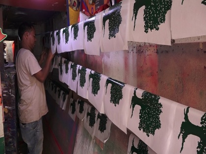As local polls arrive in Nepal, party flags fly off shelves from shops | As local polls arrive in Nepal, party flags fly off shelves from shops