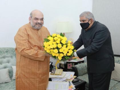 WB Governor Dhankhar calls on Union Home Minister Amit Shah | WB Governor Dhankhar calls on Union Home Minister Amit Shah WB Governor Dhankhar calls on Union Home Minister Amit Shah | WB Governor Dhankhar calls on Union Home Minister Amit Shah