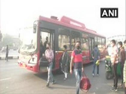 Delhi public buses start running in full seating capacity; some commuters happy, some sceptical | Delhi public buses start running in full seating capacity; some commuters happy, some sceptical Delhi public buses start running in full seating capacity; some commuters happy, some sceptical | Delhi public buses start running in full seating capacity; some commuters happy, some sceptical