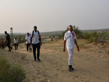 ITBP's Fit India Walkathon enters second day | ITBP's Fit India Walkathon enters second day ITBP's Fit India Walkathon enters second day | ITBP's Fit India Walkathon enters second day