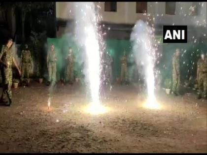 ITBP personnel celebrate Diwali in Chhattisgarh's Rajnandgaon | ITBP personnel celebrate Diwali in Chhattisgarh's Rajnandgaon ITBP personnel celebrate Diwali in Chhattisgarh's Rajnandgaon | ITBP personnel celebrate Diwali in Chhattisgarh's Rajnandgaon