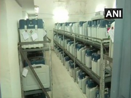Bihar: Strong room established at Anugrah Narayan College opened ahead of counting of votes | Bihar: Strong room established at Anugrah Narayan College opened ahead of counting of votes