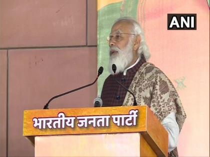 Lotus flag furling in every corner of India, thanks to Nadda ji, BJP workers: PM Modi | Lotus flag furling in every corner of India, thanks to Nadda ji, BJP workers: PM Modi