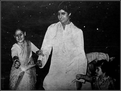 Big B digs out priceless throwback picture to extend Diwali wishes | Big B digs out priceless throwback picture to extend Diwali wishes