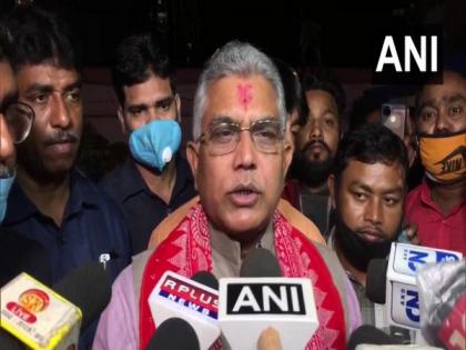 BJP chief Dilip Ghosh's motorcade attacked in Alipurduar, blames TMC | BJP chief Dilip Ghosh's motorcade attacked in Alipurduar, blames TMC