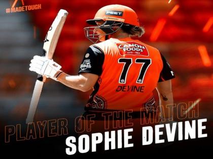 WBBL: Sophie Devine named 'Player of the Tournament' | WBBL: Sophie Devine named 'Player of the Tournament'