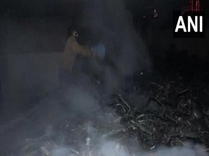 Fire breaks out at two-wheeler showroom in J-K's Udhampur | Fire breaks out at two-wheeler showroom in J-K's Udhampur Fire breaks out at two-wheeler showroom in J-K's Udhampur | Fire breaks out at two-wheeler showroom in J-K's Udhampur