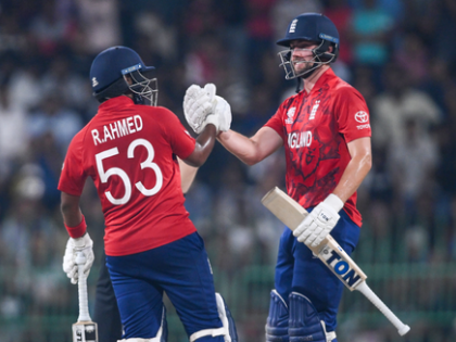 T20 WC: Rehan Ahmed’s late cameo helps England beat NZ by four wickets | T20 WC: Rehan Ahmed’s late cameo helps England beat NZ by four wickets T20 WC: Rehan Ahmed’s late cameo helps England beat NZ by four wickets | T20 WC: Rehan Ahmed’s late cameo helps England beat NZ by four wickets