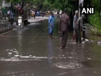 Water logging in parts of Chennai ahead of Cyclone Nivar's landfall | Water logging in parts of Chennai ahead of Cyclone Nivar's landfall