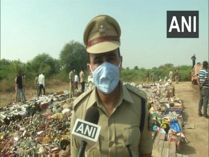 Gujarat Police destroys illegal liquor worth Rs 88 lakh in Vadodara | Gujarat Police destroys illegal liquor worth Rs 88 lakh in Vadodara Gujarat Police destroys illegal liquor worth Rs 88 lakh in Vadodara | Gujarat Police destroys illegal liquor worth Rs 88 lakh in Vadodara
