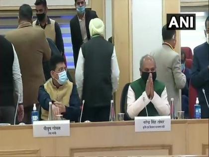 Hoping for positive outcome: Narendra Tomar on fourth round of talks with farmers | Hoping for positive outcome: Narendra Tomar on fourth round of talks with farmers Hoping for positive outcome: Narendra Tomar on fourth round of talks with farmers | Hoping for positive outcome: Narendra Tomar on fourth round of talks with farmers