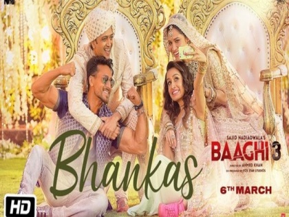 Tiger Shroff drops wedding song 'Bhankas' from 'Baaghi 3' | Tiger Shroff drops wedding song 'Bhankas' from 'Baaghi 3'