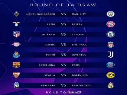 Champions League last-16 draw: Barcelona to face PSG, Bayern to play Lazio | Champions League last-16 draw: Barcelona to face PSG, Bayern to play Lazio Champions League last-16 draw: Barcelona to face PSG, Bayern to play Lazio | Champions League last-16 draw: Barcelona to face PSG, Bayern to play Lazio