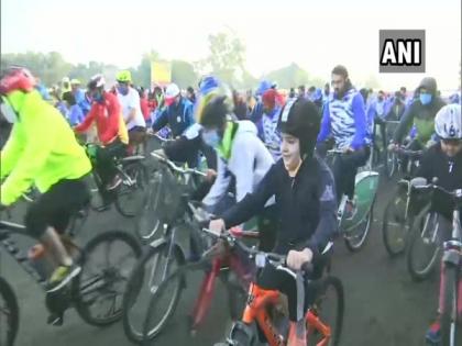There's nothing better than cycling: DGP Vivek Johri flags off 'Fit India Cyclothon 2020' | There's nothing better than cycling: DGP Vivek Johri flags off 'Fit India Cyclothon 2020' There's nothing better than cycling: DGP Vivek Johri flags off 'Fit India Cyclothon 2020' | There's nothing better than cycling: DGP Vivek Johri flags off 'Fit India Cyclothon 2020'