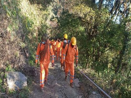 Seven NDRF teams deployed for fire fighting at Nagaland's Dzuko valley | Seven NDRF teams deployed for fire fighting at Nagaland's Dzuko valley