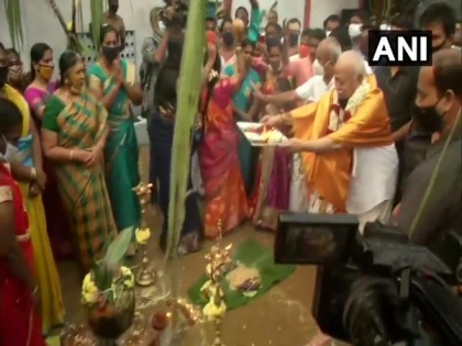 Mohan Bhagwat participates in Pongal festivities in Tamil Nadu | Mohan Bhagwat participates in Pongal festivities in Tamil Nadu