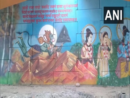 Haridwar gets mythology-themed wall graffiti to make tourists aware of Maha Kumbh's significance | Haridwar gets mythology-themed wall graffiti to make tourists aware of Maha Kumbh's significance