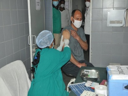 60 ITBP personnel receive COVID-19 vaccine shot in Haryana's Panchkula | 60 ITBP personnel receive COVID-19 vaccine shot in Haryana's Panchkula