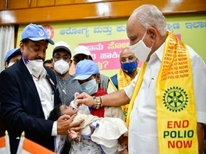 Pulse Polio Immunisation campaign launched in K'taka, to cover 6.4 lakh kids | Pulse Polio Immunisation campaign launched in K'taka, to cover 6.4 lakh kids