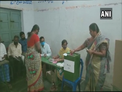 Polling for third phase of gram panchayat polls underway in Andhra | Polling for third phase of gram panchayat polls underway in Andhra