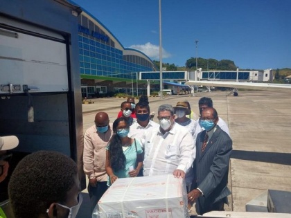 St Vincent and the Grenadines receives 40,000 doses of Indian-made COVID-19 vaccine | St Vincent and the Grenadines receives 40,000 doses of Indian-made COVID-19 vaccine