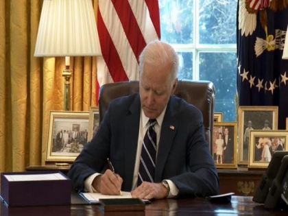 Biden signs USD 1.9 trillion COVID-19 relief bill into law | Biden signs USD 1.9 trillion COVID-19 relief bill into law