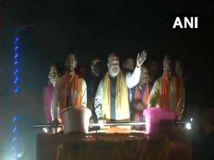 West Bengal Assembly Polls: Amit Shah holds roadshow in Kharagpur | West Bengal Assembly Polls: Amit Shah holds roadshow in Kharagpur