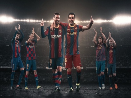 Messi equals Xavi's Barcelona appearance record | Messi equals Xavi's Barcelona appearance record