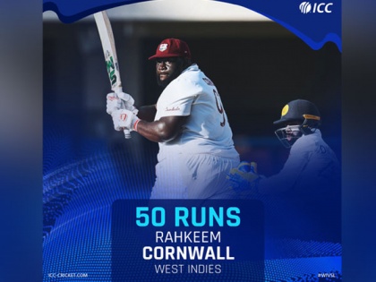 WI vs SL, 1st Test: Cornwall's fifty helps hosts gain 99-run lead on day 2 | WI vs SL, 1st Test: Cornwall's fifty helps hosts gain 99-run lead on day 2