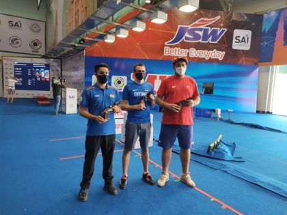 ISSF WC: Vijayveer Sidhu wins silver in men's 25m rapid fire pistol event | ISSF WC: Vijayveer Sidhu wins silver in men's 25m rapid fire pistol event