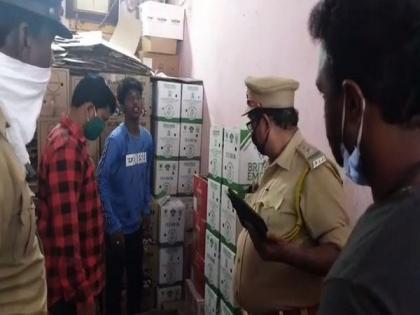 Excise police conducts search operation in govt liquor shops in Andhra village | Excise police conducts search operation in govt liquor shops in Andhra village Excise police conducts search operation in govt liquor shops in Andhra village | Excise police conducts search operation in govt liquor shops in Andhra village