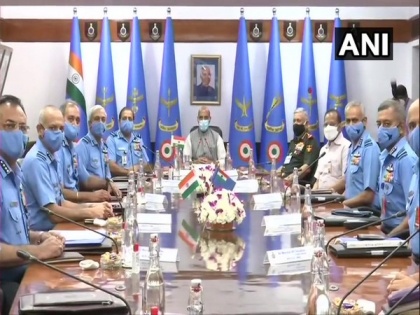 Rajnath Singh inaugurates IAF Commanders' Conference | Rajnath Singh inaugurates IAF Commanders' Conference