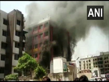 Fire breaks out on Ahmedabad's school premises, no casualties | Fire breaks out on Ahmedabad's school premises, no casualties