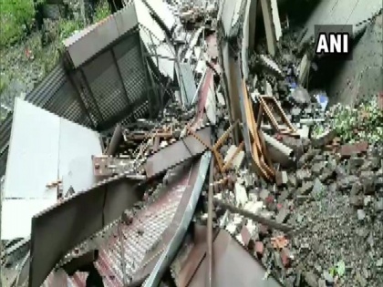 Five-storey building collapses in Shimla's Sanjauli area | Five-storey building collapses in Shimla's Sanjauli area