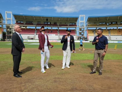 1st Test: West Indies win toss, elect to bat first against India; Jaiswal, Kishan make debuts | 1st Test: West Indies win toss, elect to bat first against India; Jaiswal, Kishan make debuts
