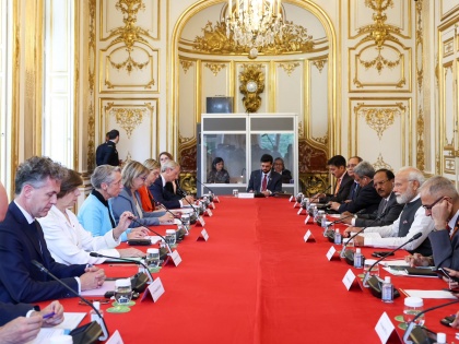 Modi holds delegation level talks with French counterpart | Modi holds delegation level talks with French counterpart