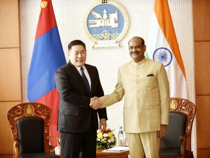 LS Speaker meets Mongolian President, says India determined to strengthen strategic partnership | LS Speaker meets Mongolian President, says India determined to strengthen strategic partnership
