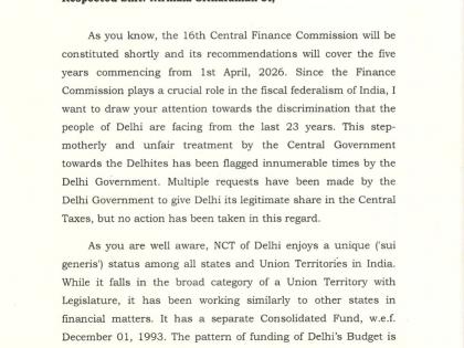 Kejriwal writes to FM Sitaraman, says Delhities are facing discrimination | Kejriwal writes to FM Sitaraman, says Delhities are facing discrimination Kejriwal writes to FM Sitaraman, says Delhities are facing discrimination | Kejriwal writes to FM Sitaraman, says Delhities are facing discrimination