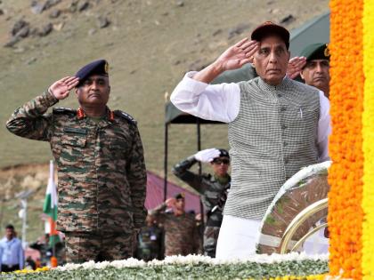 Free hand given to armed forces to eliminate nation’s enemies: Rajnath Singh | Free hand given to armed forces to eliminate nation’s enemies: Rajnath Singh