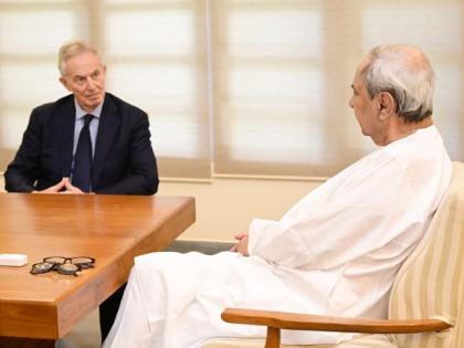 UK former Prime Minister Tony Blair meets Odisha CM | UK former Prime Minister Tony Blair meets Odisha CM UK former Prime Minister Tony Blair meets Odisha CM | UK former Prime Minister Tony Blair meets Odisha CM