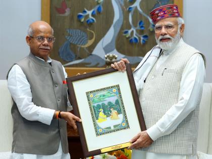 Himachal Guv meets PM Modi, apprises PM about losses incurred due to rains | Himachal Guv meets PM Modi, apprises PM about losses incurred due to rains