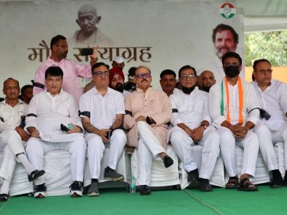 Delhi Congress holds ‘Maun Satyagraha’ against BJP govt | Delhi Congress holds ‘Maun Satyagraha’ against BJP govt Delhi Congress holds ‘Maun Satyagraha’ against BJP govt | Delhi Congress holds ‘Maun Satyagraha’ against BJP govt