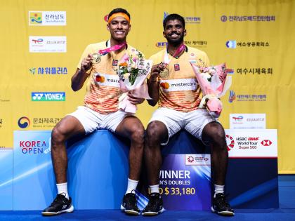 Korea Open 2023: Satwik-Chirag beat world No. 1 duo to clich men's doubles title | Korea Open 2023: Satwik-Chirag beat world No. 1 duo to clich men's doubles title Korea Open 2023: Satwik-Chirag beat world No. 1 duo to clich men's doubles title | Korea Open 2023: Satwik-Chirag beat world No. 1 duo to clich men's doubles title